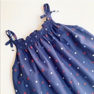 Osh Kosh Navy Patriotic Star Tank Size 4/5 VGUC